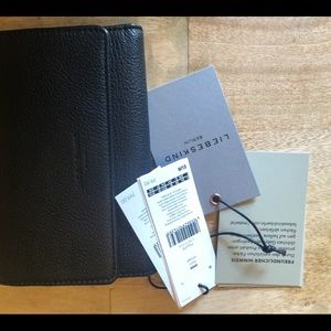 Liebskind Wallet- Black Buttery Leather